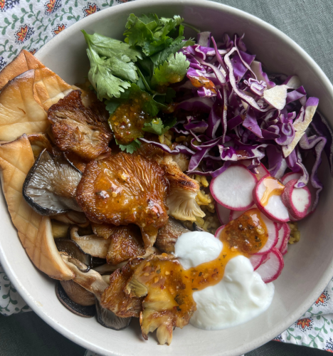 Kitchari Mushroom Bowl