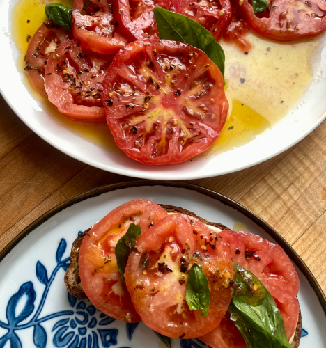 Tarka Marinated Tomatoes