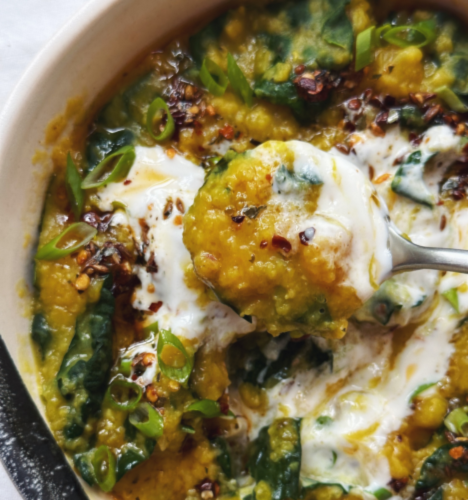 Daal with Squash & Kale